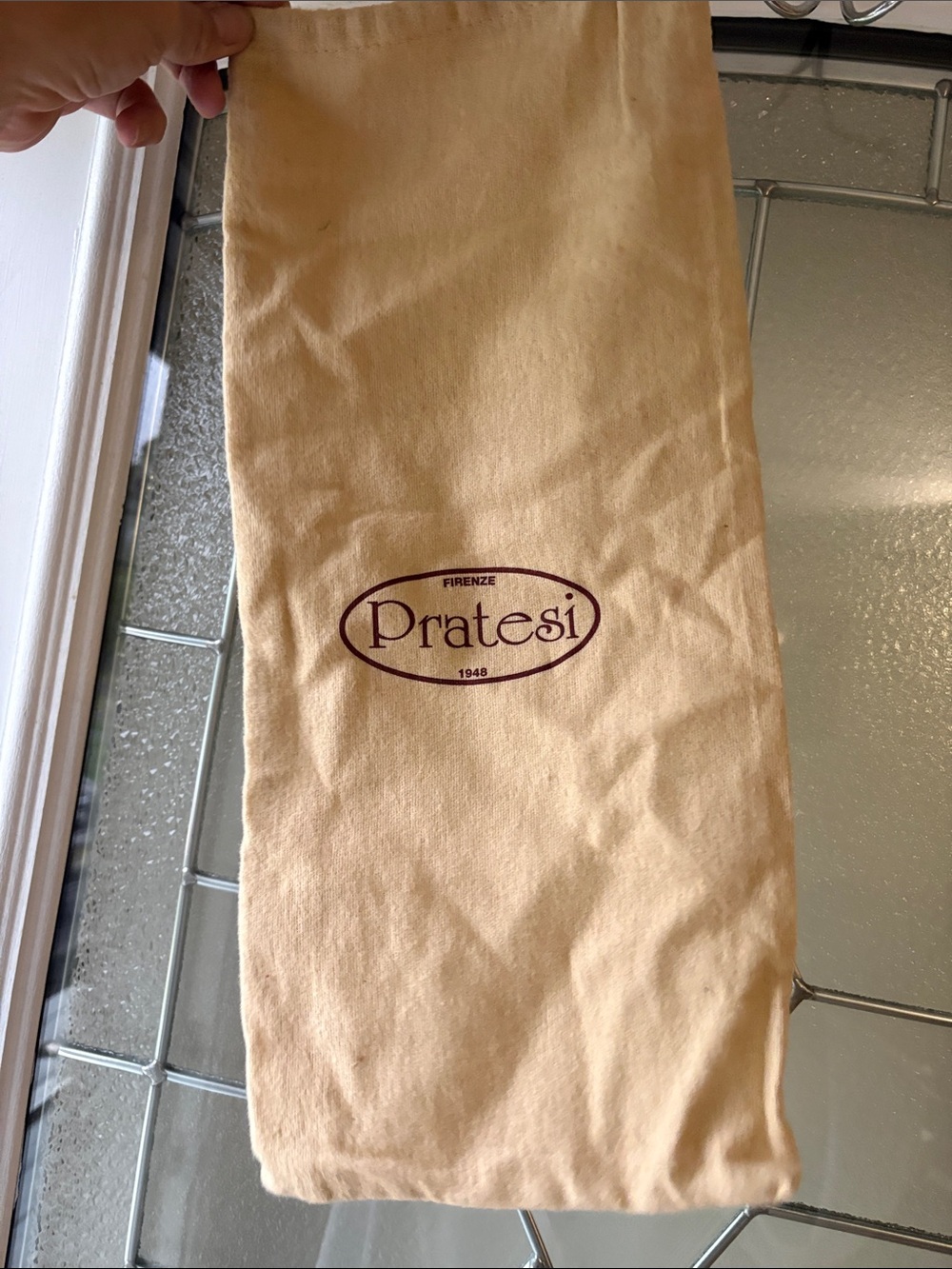 Pratesi Beige Dust Bag for Women Bags